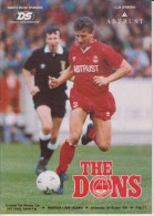 Official Football Programme ABERDEEN - NEW SALAMIS Cyprus  European Cup Winners Cup 1990 1st Round - Abbigliamento, Souvenirs & Varie
