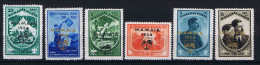 Romenia, 1934 Mi 468 - 473, Yv 476A - 476F MH/* - Unused Stamps