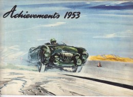 Castrol Achievements  -  1953  -  Illustrated By Gordon Horner - Transportes