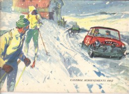 Castrol Achievements  -  1962  -  Illustrated By Gordon Horner - Transportation