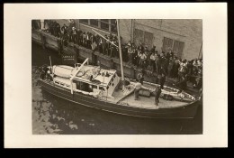 RARE PHOTO Du BATEAU "ARIELLE "a Son Arrivée Au HAVRE 1936 ,Très Animée RARE A LA VENTE - Sleepboten