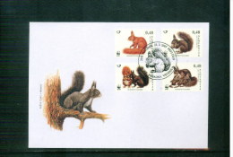 Slowenien / Slovenia 2007 WWF Squirrels  FDC - FDC