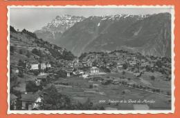 CGG3-20 Salvan Et La Dent De Morcles. Cachet Salvan 1953 - Salvan