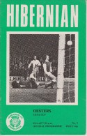 Official Football Programme HIBERNIAN - OESTERS Sweden European UEFA Cup 1976 RARE - Abbigliamento, Souvenirs & Varie