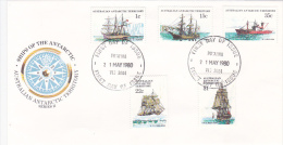 Australian Antarctic Territory Australian Antarctic Territory 1980 Ships Series II FDC - FDC