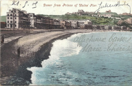 DOVER - ANGLETERRE - CPA COLORISEE De 1905 - DOVER FROM PRINCE OF WALES PIER - VAN - - Dover