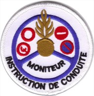 Gendarmerie - Moniteur Instruction De Conduite Bronze - Politie & Rijkswacht