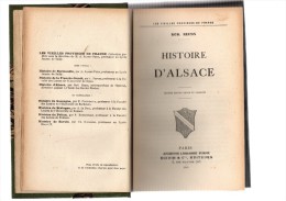 Histoire D'Alsace.6e édition.par ROD.REUSS.371 Pages.1912. - Alsace