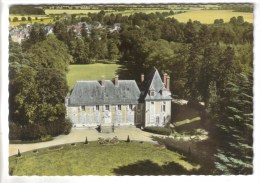 CPSM DROUE (Loir Et Cher) - En Avion Au-dessus De.....le Château - Droue