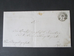 Altdeutschland Beleg Thurn Und Taxis Seltener Stempel Stotternheim 30.1. Mit Siegel! Toller Beleg!! - Lettres & Documents