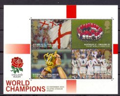 Nbd0213 WERELDKAMPIOENSCHAP RUGBY WORLD CHAMPIONSHIP ENGLAND - AUSTRALIA GREAT BRITAIN 2003 PF/MNH - Rugby