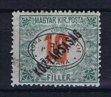 Romenia, Occupation Of Hungary, Debrecen Debreczin Mi. Porto Nr 13  MH/*  Signed/ Signé/signiert/ Approvato - Unused Stamps