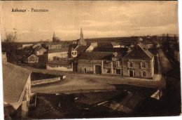 1 Carte Postale Ancienne, Voyagé, Luxemburg   Aubange  Panorama Frontière Belgique Luxembourg Et France - Aubange