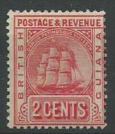 140017546  BRTISH GUIANA  YVERT   Nº  107  */MH - Britisch-Guayana (...-1966)