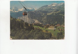 BF24066 Wengen Mannlichen Luftseibahn   Switzerland  Front/back Image - Wengen