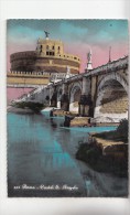 BF24239 Ponte E Castel S Angelo Roma Italy Front/back Image - Castel Sant'Angelo