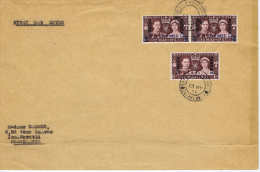 UK: British Postoffice In Casablanca: Morocco + Tanger Mixed Stamps On First Day Cover T - Storia Postale