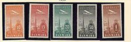 Danemark (1934)  -P A "Vue De Copenhage"  Neufs* - Airmail