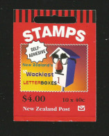 New Zealand 1997 Mi.Nr. 1590 / 1599 , Letterboxes - Carnet / Booklet See 2 Scans - (**) - Markenheftchen