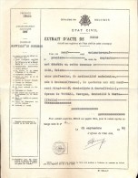 Akte Overlijden - Acte De Deces Zaba Hélene - Arrond. Huy - Commune Neuville En Condroz 1969 - Naissance & Baptême
