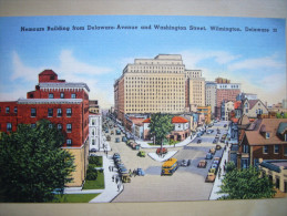 CPA USA - Etats-Unis - Delaware - Wilmington - Nemours Buildingfrom Delaware Ave And Washington St - Colorisée - Wilmington