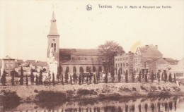 Tamines.   -    Place St. Martin Et Monument Aux Fusillés. - Sambreville