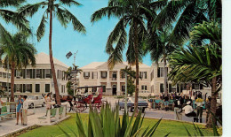 Amérique - Attelage De Chevaux - Voitures - Automobile - Antilles - Bahamas - Rawson Square - état - Bahama's