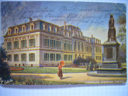 CPA Allemagne Thuringe Thuringen - Meiningen - Erbprinzl. Palais 1910 - Palais Ducal - Colorisée - Meiningen