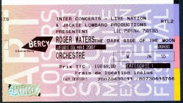 ROGER WATERS "The Dark Side Of The Moon" Au POPB  3/05/2007 - Concert Tickets