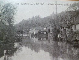 CPA L'Isle Sur Le Doubs. Le Petit Pont Sur Le Doubs - Isle Sur Le Doubs