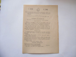 Delcampe - REGIO DECRETO BERGAMO CONVOCAZIONE DEL PROPRIO DEPUTATO COLLEGIO ELETTORALE 1904 - Décrets & Lois