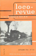 Loco-revue/La Revue Des Amateurs De Chemin De Fer/Septembre 1956 - N° 155 - Modellismo