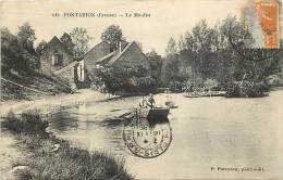 Ref  B496- Creuse - Pontarion - Le Moulin A Eau - Theme Moulins  - Carte Bon Etat - - Pontarion