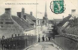 Ref  B495- Orne - Le Theil - La Rue Bacchus , Vue De La Passerelle  - Carte Bon Etat - - Autres & Non Classés