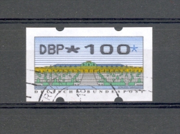 1996   N° 2 DBP * 1 0 0 * DOS N°  1755 PHOSPHORESCENT   OBLITÉRÉ - Roulettes