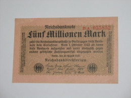 2 000 000 Zwei Millionen Mark 1923 -  Reichsbanknote - Germany - Allemagne **** EN ACHAT IMMEDIAT **** - 5 Miljoen Mark