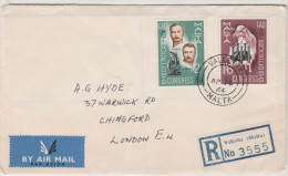 MALTA - 1964 - FAO WORLD CONGRESS - Anti Brucellosis, DAVID BRUCE, THEMISTOCLES ZAMMIT - Valletta - FDC - Viaggiata P... - Against Starve