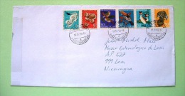 Switzerland 2010 Cover To Nicaragua - Animals Birds Hedgehog - Cartas & Documentos