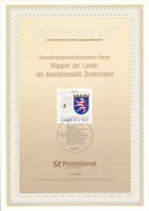 BRD / First Day Sheet (1993/11) 5300 Bonn 1: Coat Of Arms Of The Lands Of Federal Republic Of Germany: Hessen - Altri & Non Classificati