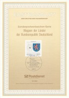 BRD / First Day Sheet (1994/32) 53111 Bonn 1: Coat Of Arms Of The Lands Of Federal Republic Of Germany: Thüringen - Otros & Sin Clasificación