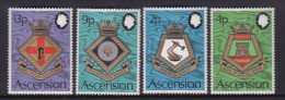 Ascension 1973 Naval Arms Set MNH - Ascensión