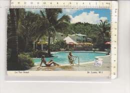 PO6795C# WEST INDIES - ST.LUCIA - LA TOC HOTEL - PISCINA  VG 1977 - Santa Lucia