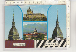 PO6866C# TORINO - MOLE ANTONELLIANA - SUPERGA - CALCIO TORINO JUVENTUS  No VG - Mole Antonelliana