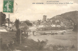 1028 - LUZECH - LES BORDS DU LOT AU BARRAGE - LA VIEILLE TOUR - Luzech