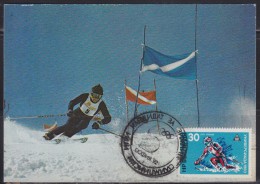 5697. Bulgaria, 1992, Candidate For The Winter Olympic Games, CM - Covers & Documents