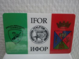 Military Card IFOR Frm Bosnie Used - Bosnien