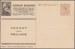 Pays-Bas 1925. Carte Postale Annonces Sans Annonce. Au Profit De L'association De Theodorus Rijkers, Sauveteur En Mer - Primo Soccorso