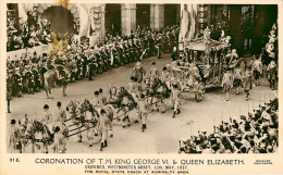 Royaume-Uni - Angleterre - Londres - London - Coronation Of T.M. King George VI & Queen Elisabeth - Familles Royales - Westminster Abbey