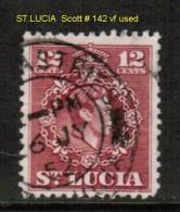 ST.LUCIA    Scott  # 142 VF USED - Ste Lucie (...-1978)