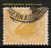 WESTERN AUSTRALIA    Scott  # 91 VF USED - Used Stamps